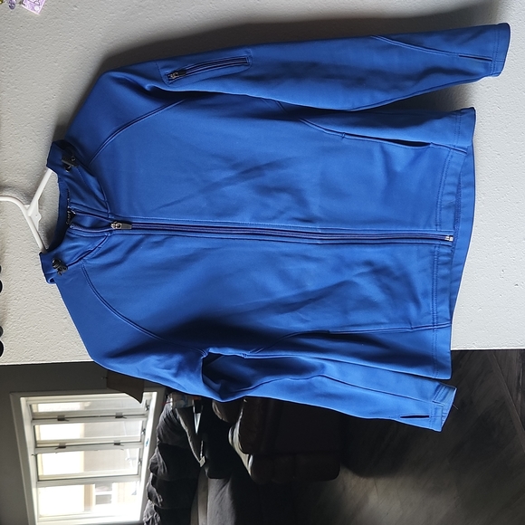 Like new royal blue zip up light jacket - Picture 1 of 3